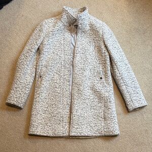 LOFT Women's Cream Tweed Boucle Jacket
